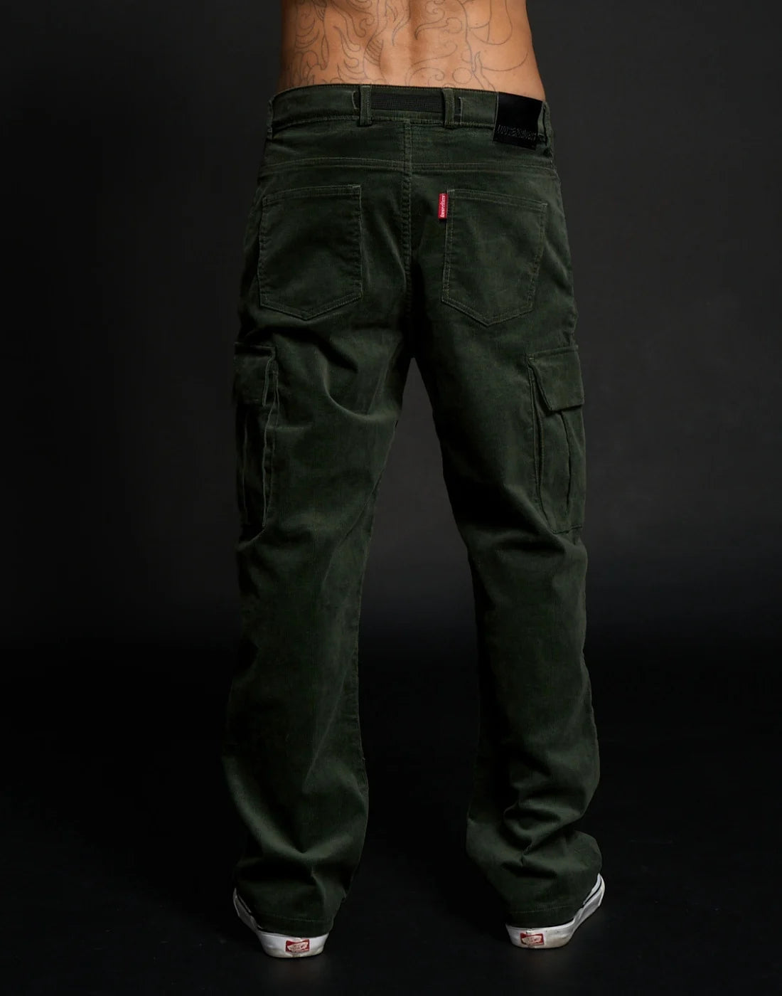 Pantalon Loose Rider District Courdoy Olive