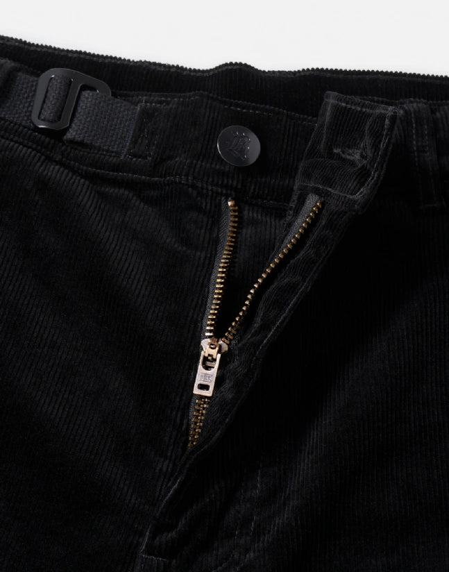 Pantalon District Corduroy Cargo black