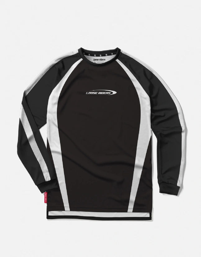 Jersey Fuse Black Loose Riders