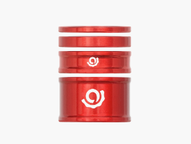 Espaciador Industry Nine Alloy 5 mm Rojo (uni)