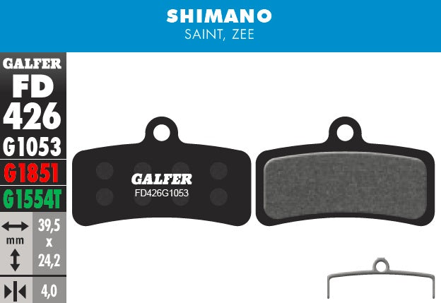 Pastilla Galfer Shimano E-Bike Saint/Zee/XT/M7120/8020/8120/9120 (Copia)