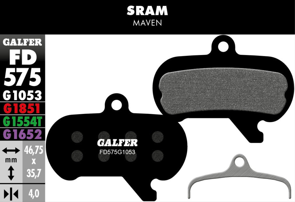 Galfer Pastillas Sram Maven (E-BIKE)