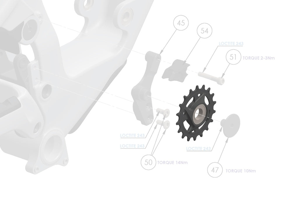 Repuesto Forbidden Roldana HP V2 18T Steel