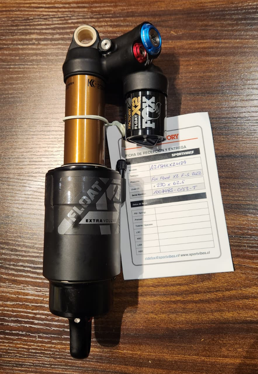 SHOCK 2022 FOX FLOAT X2 FACTORY KASHIMA 2-POS 230X62.5