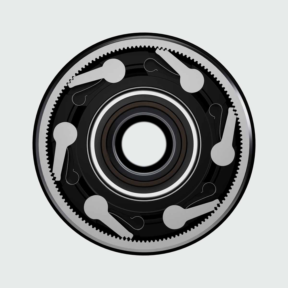 Maza Trasera Industry Nine Hydra2 32H 12X148 Orange