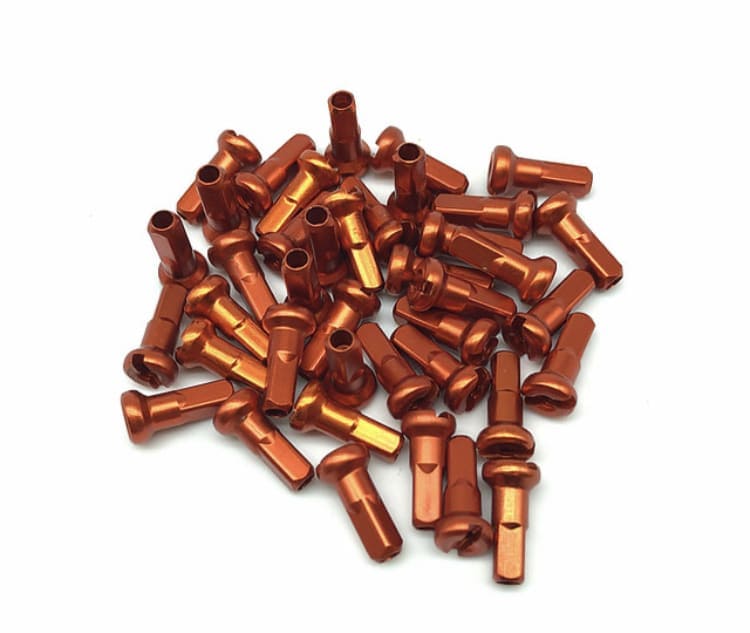 Nipple Pillar Alum 14G X 12Mm Naranjo