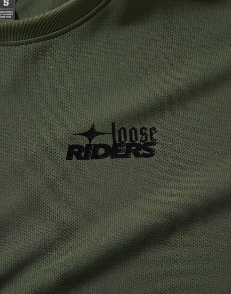 Polera Essential TW Olive Loose Riders