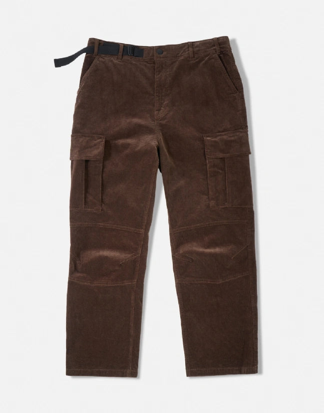 Pantalon Loose Rider District Courdoy Cargo Brown