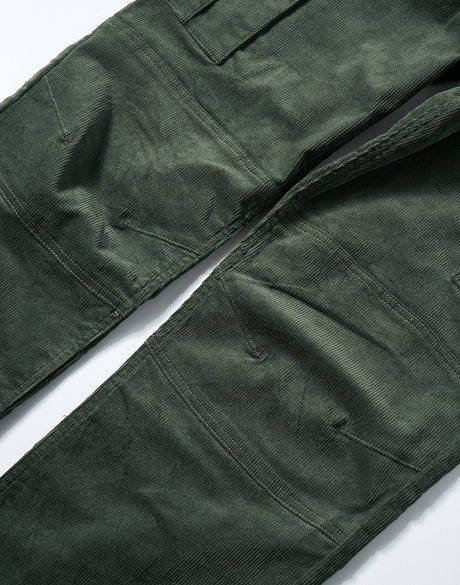 Pantalón District Courdoy Olive Loose Riders