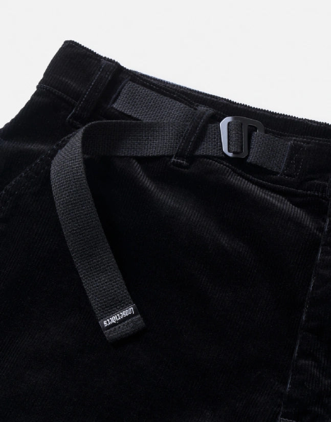 Pantalon District Corduroy Cargo black