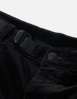 Pantalon District Corduroy Cargo black