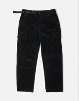 Pantalon District Corduroy Cargo black