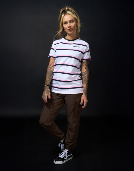 Polera Austin White Loose Riders