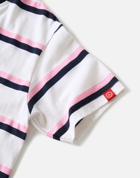 Polera Austin White Loose Riders