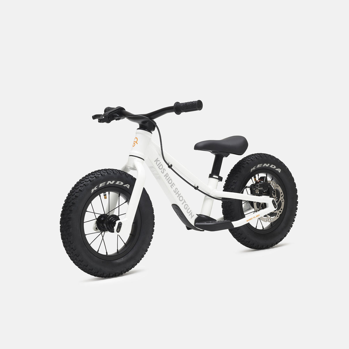Dirt Hero balance bike vista lateral 45°