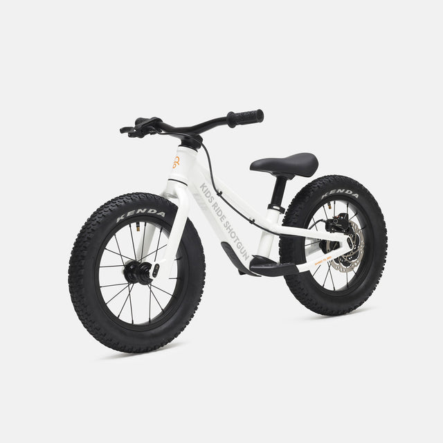 Dirt Hero 14 pulgadas bicicleta de equilibrio offroad fondo gris