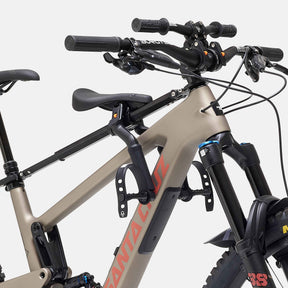 Shotgun Pro Combo silla MTB niños con manubrio vista 45°