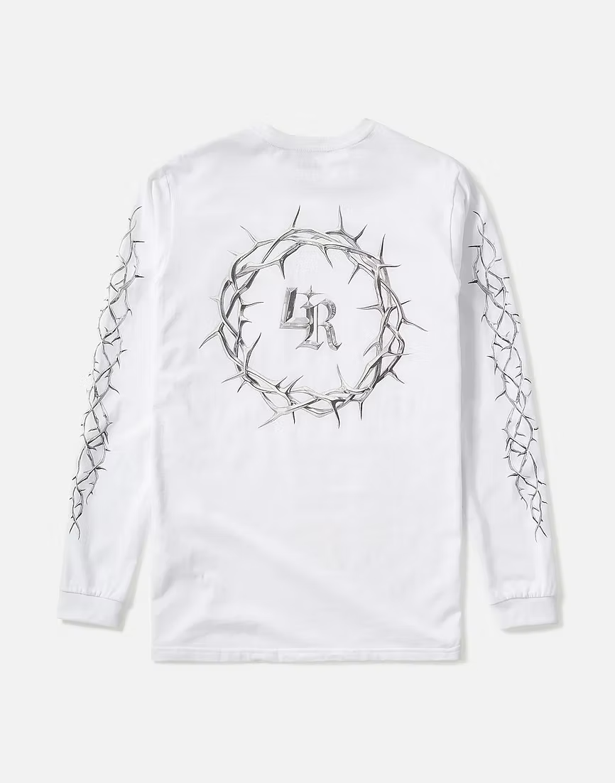 Polera Thorns white Loose Riders