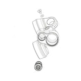 Service Set Fox Eyelet Assy 2024 OHX2 / FX2, Trunnion, No CBV, No 2-Pos