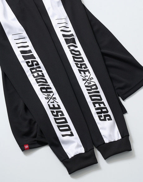 Polera Retro Black Loose Riders