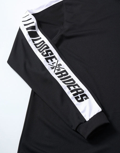 Polera Retro Black Loose Riders