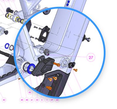 Repuesto Transition cuadro Geo Adjust Chip V2 - Right (TSCF-LCP-R2)