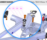 Repuesto Transition cuadro Trunnion Shock Bolt V2 10mm x 24mm (TSC-TRC-24L)