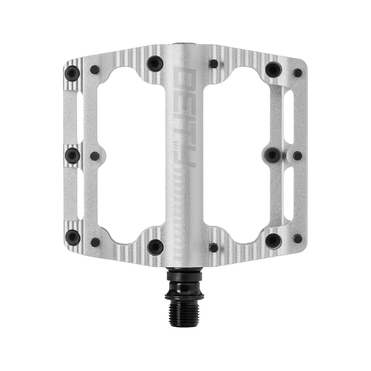 PEDAL FLAT DEITY BLACK KAT SILVER