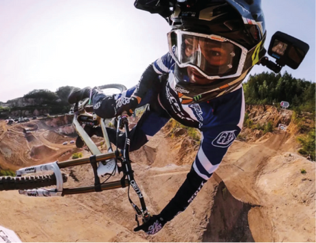 Soporte frontal y lateral para Casco