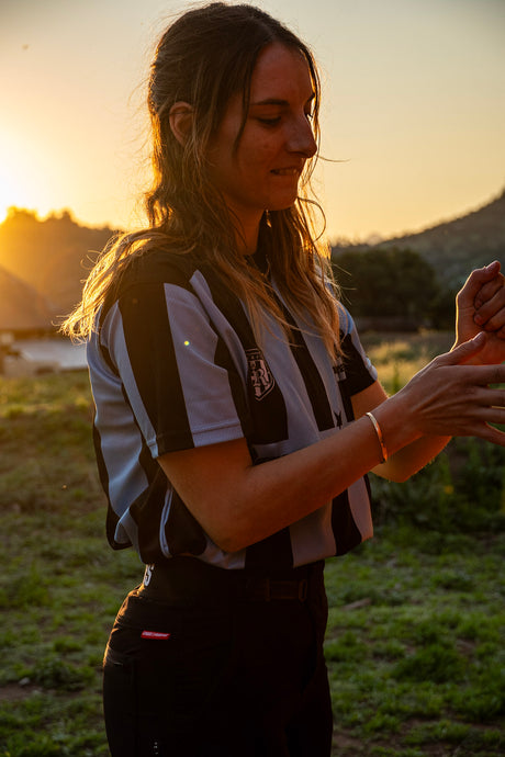 Polera Derby Blue Loose Riders