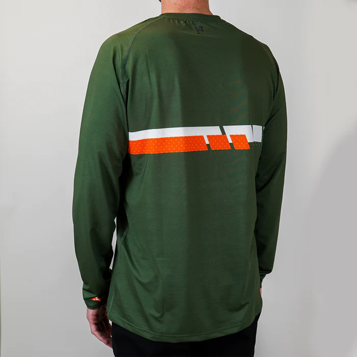 Tricota Long Sleeve PRO RACE OLIVE/ORANGE