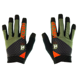 Guante Handup PRO RACE OLIVE/ORANGE