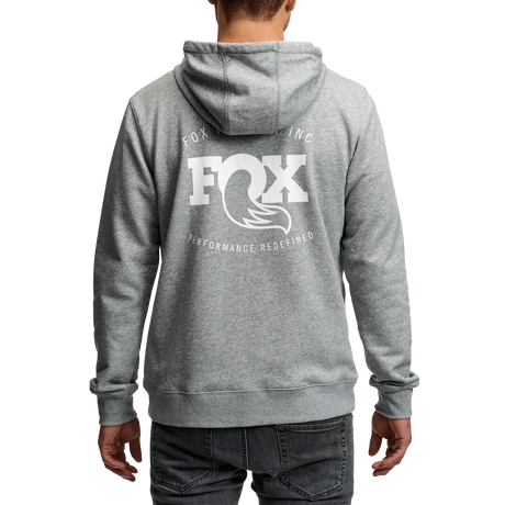 Polerón FOX Suspension Gris Logo Blanco Men