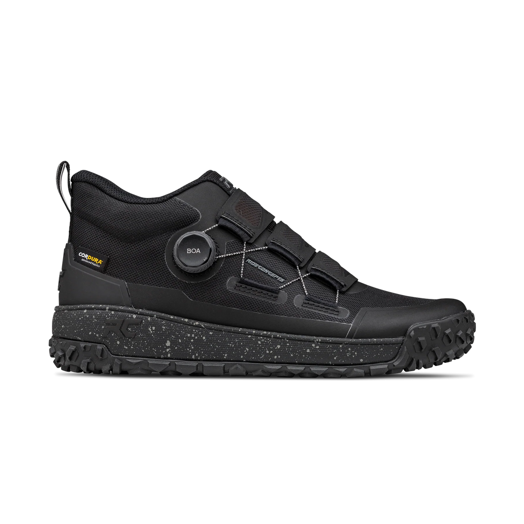 Zapatilla Ride Concepts Tallac Mid Clip BOA Men's-Black/Charcoal