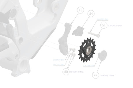 Repuesto Forbidden Roldana HP V2 18T Steel