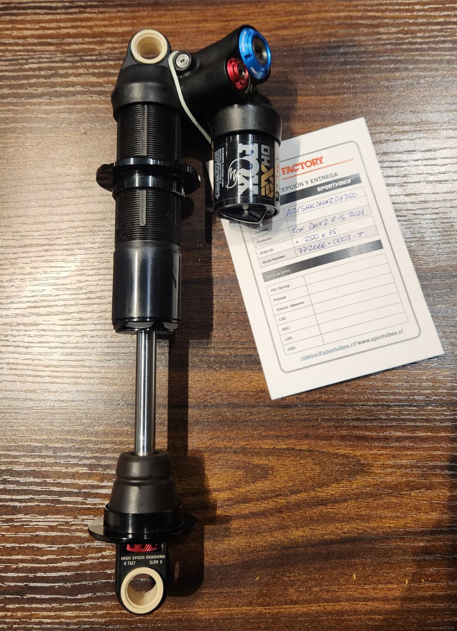 SHOCK 2022 FOX DHX2 FACTORY 250X75