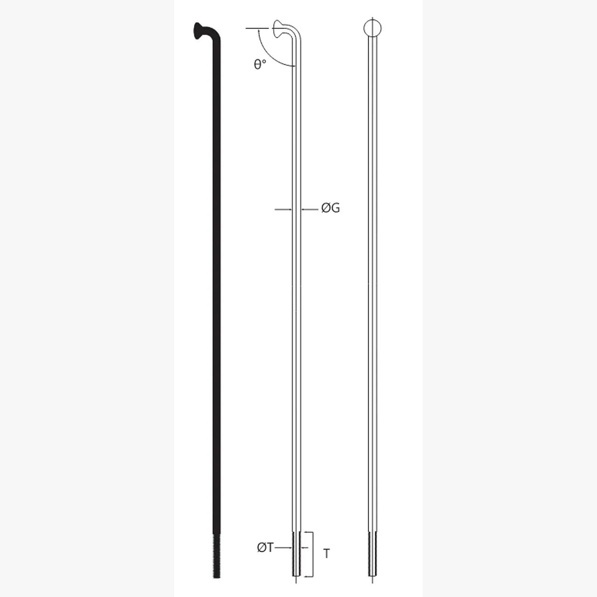 RAYO CNSPOKE STD14  J-BEND