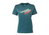 Polera Transition Mujer Stack Logo Deep Teal