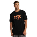 Polera Fox Logo Negro/Naranja