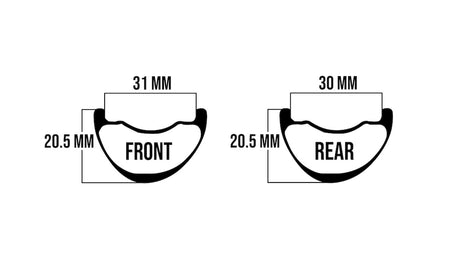 SET LLANTAS CARBONO NOBL TR37 (F+R) 32H