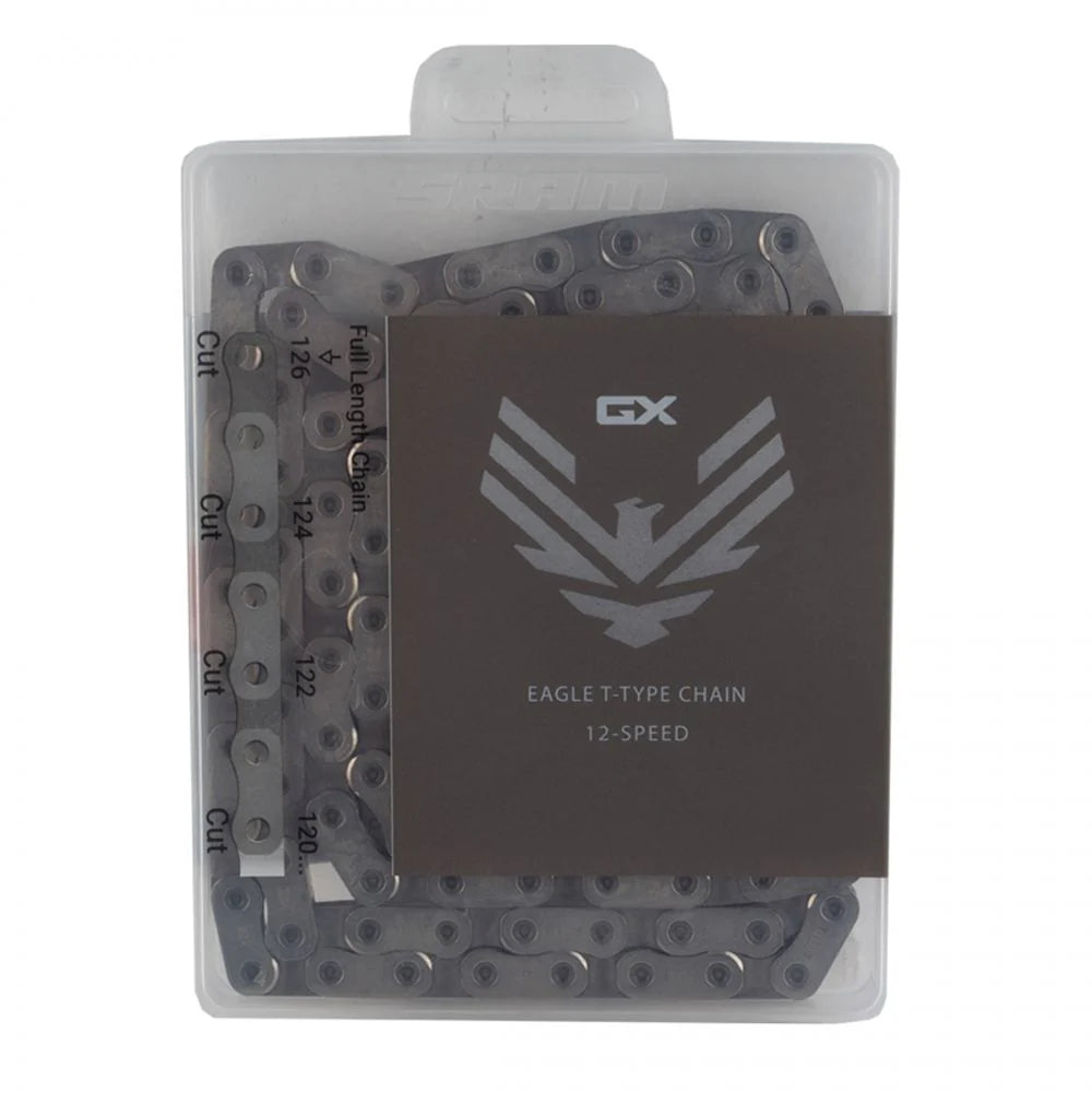 CADENA SRAM GX T-TYPE EAGLE 12V 126L PLATA