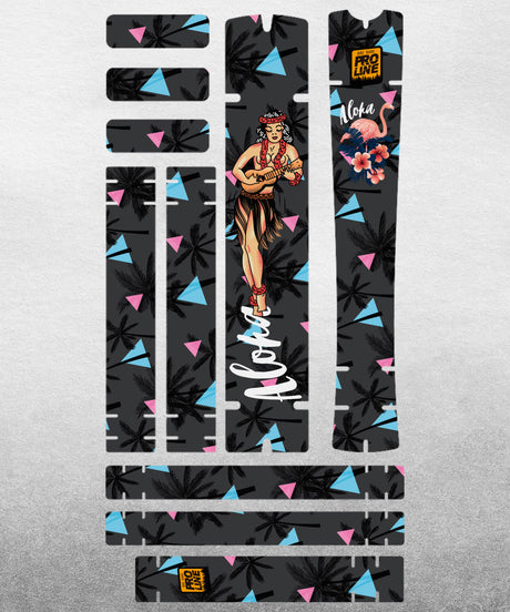 Proline Bike Guard Aloha Negro (Cuadro+Horquilla)