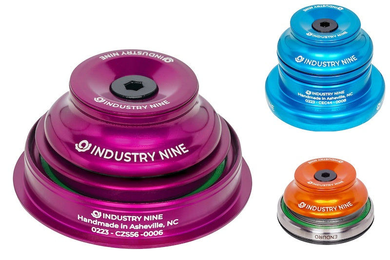 Juego de Dirección Industry Nine IRIX: Set Top/Bottom IS41/IS52 Negro (Cap Superior 5mm)