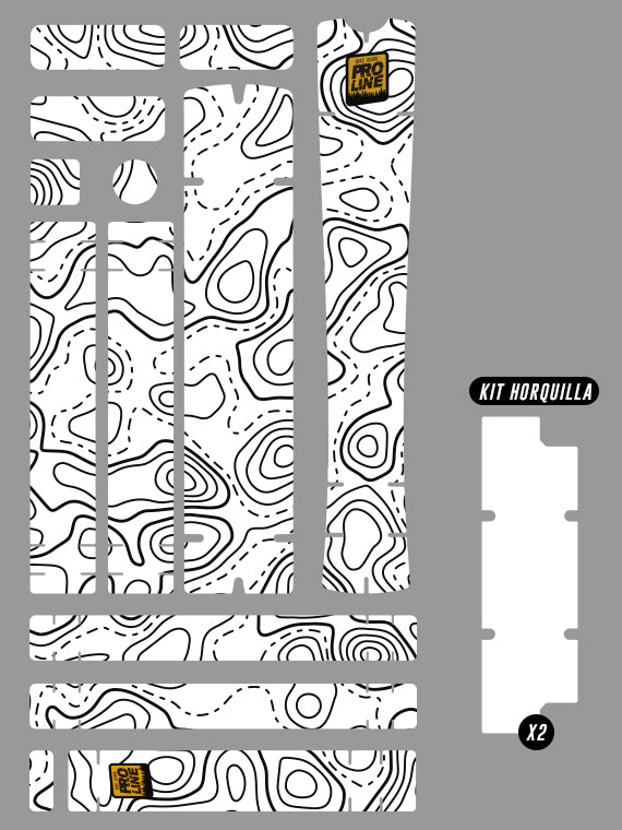 Proline Mapa Transparente (Cuadro + Horquilla)