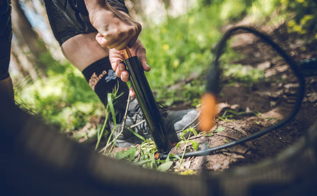 Bombin De Pie Micro Floor Drive Hv Negro Lezyne